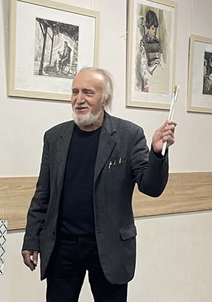 ОТКРЫТИЕ ПЕРСОНАЛЬНОЙ ВЫСТАВКИ «РЕТРОСПЕКТИВА»  ПРЕПОДАВАТЕЛЯ ОТДЕЛЕНИЯ ИЗОБРАЗИТЕЛЬНОГО ИСКУССТВА,  ЧЛЕНА СОЮЗА ХУДОЖНИКОВ РОССИИ   БЕДИНА ВЛАДИМИРА СЕРГЕЕВИЧА  