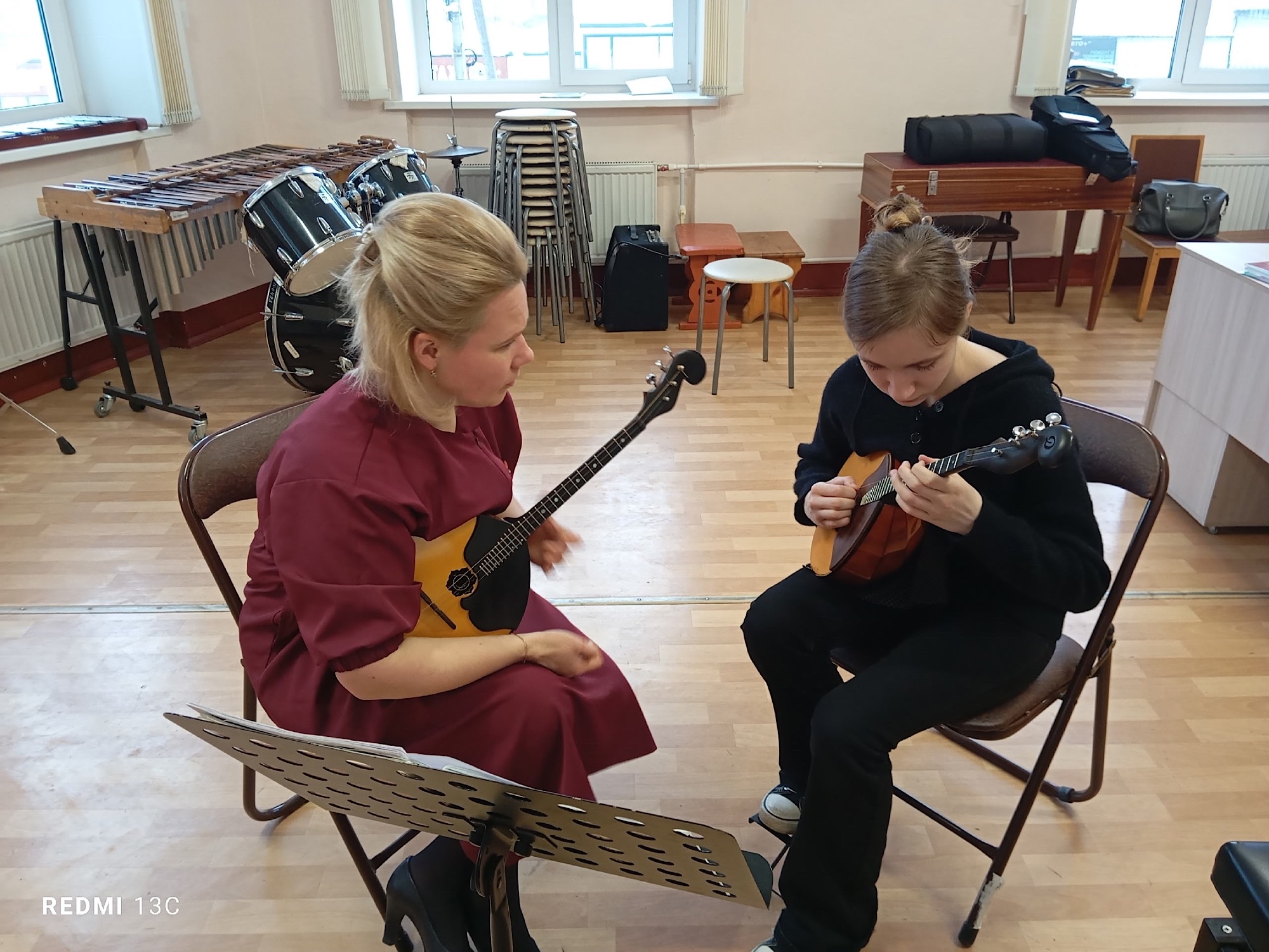 Мастер классы на отделении русских народных инструментов