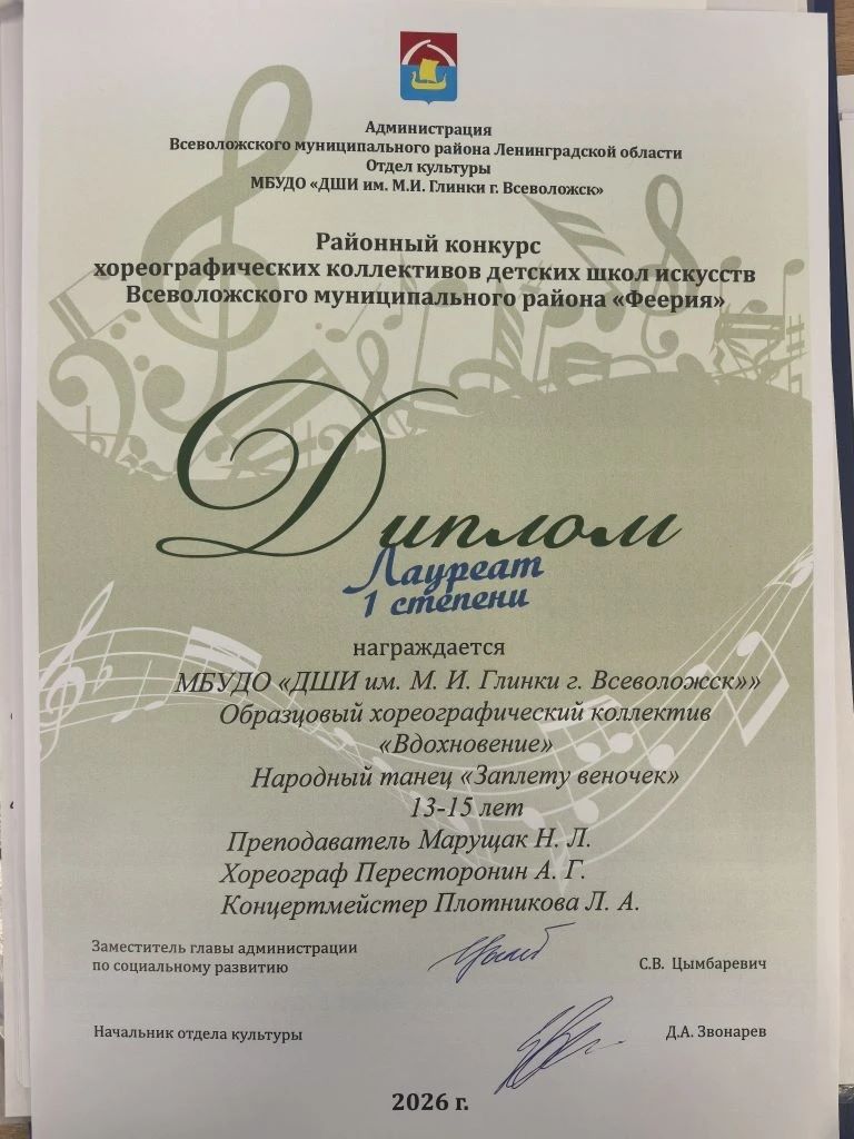 Районный конкурс «Феерия»