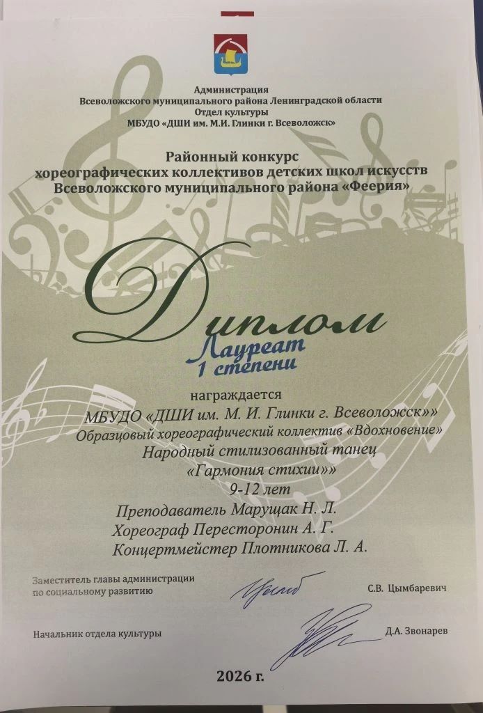 Районный конкурс «Феерия»